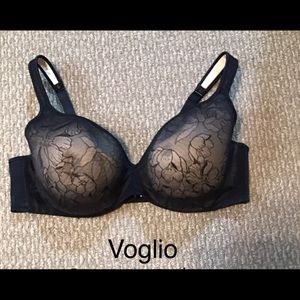 Voglio Black Overlay lace Bra